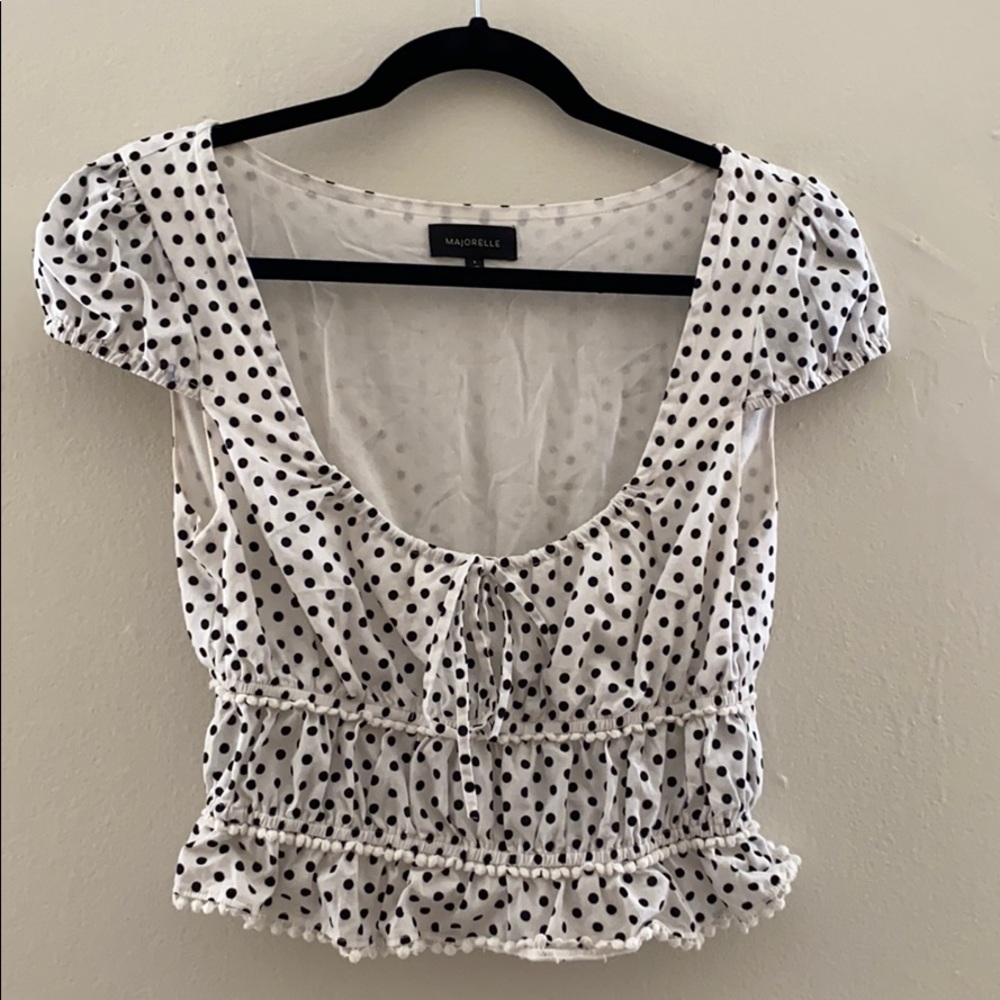 Polka dot top
